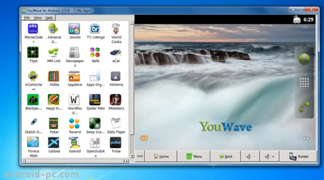 تحميل محاكي YouWave for Android أخف محاكي أندرويد