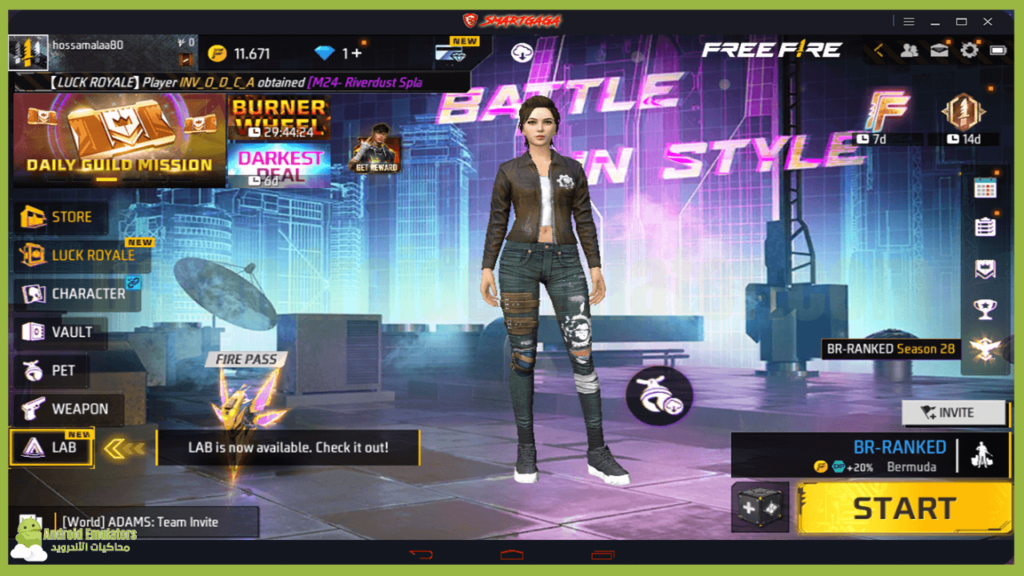 Smart Gaga Msi free fire