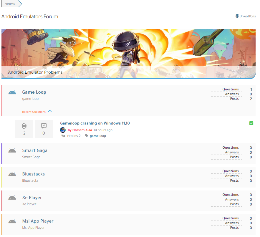 Forum Android Emulators forum-android-emulators