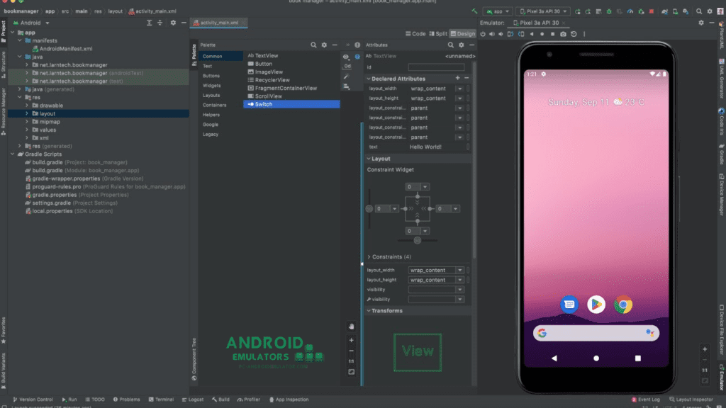 android studio emulator