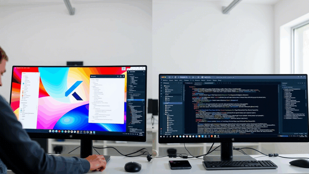 flutter vs android studio